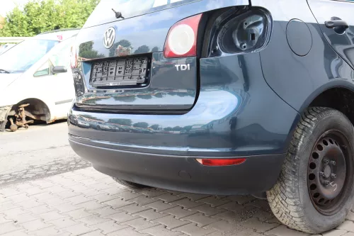 VW Golf 5 Plus 5M1 V Stoßstange hinten Heckstoßstange Stoßfänger grau blau LC5F