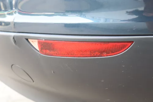 VW Golf 5 Plus 5M1 V Stoßstange hinten Heckstoßstange Stoßfänger grau blau LC5F (158862)