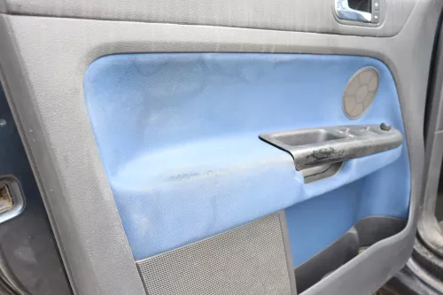 VW Golf Plus 5M 4x Türverkleidung Verkleidung Tür vorn hinten links blau (158863)