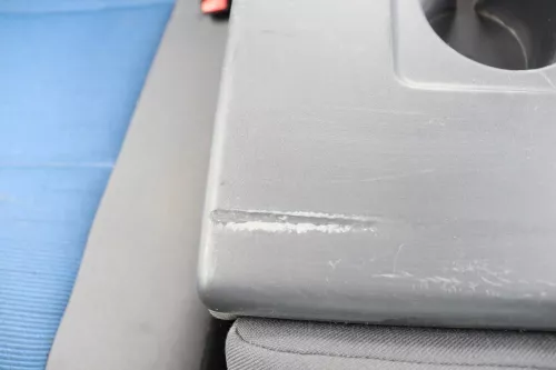 VW Golf 5M Plus Sitze Rückbank Rücksitzbank Lehne hinten blau (ohne Kopfstützen (158865)