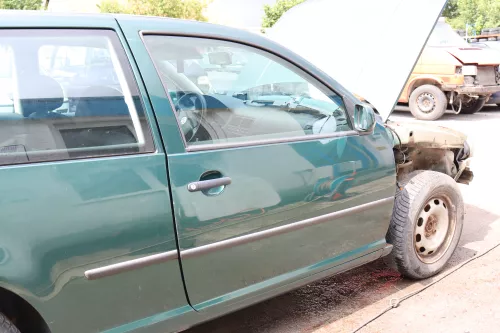 VW Golf 4 Tür vorne rechts Beifahrertür 2/3-Türer grün LC6M brightgreen ohnAnbau