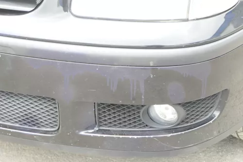 VW Polo 6N2 Stoßstange vorne Frontstoßstange Stoßfänger schwarz L041 +Grill (158923)