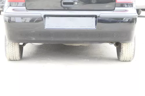 VW Polo 6N2 Stoßstange hinten Heckstoßstange Stoßfänger schwarz L041