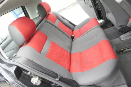 Polo 6N 6N2 Sitz Sitze hinten Rückbank Rücksitzbank Sitzfläche Kopfstützen rot (158933)