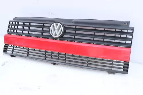 VW T4 kurze Version Grill Kühlergrill VW Zeichen Logo rot LY3D 701853653 (158966)