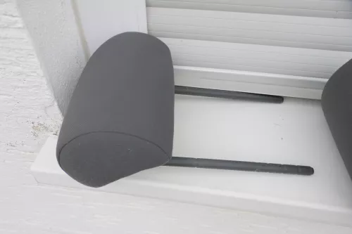 VW Fox 5Z Kopfstütze hinten links oder rechts anthrazit dunkel B/E (159030)