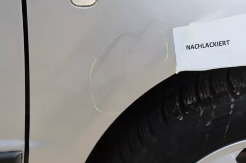 Skoda Fabia 6Y Kotflügel vorne rechts silber LF7T auch Kombi (159096)