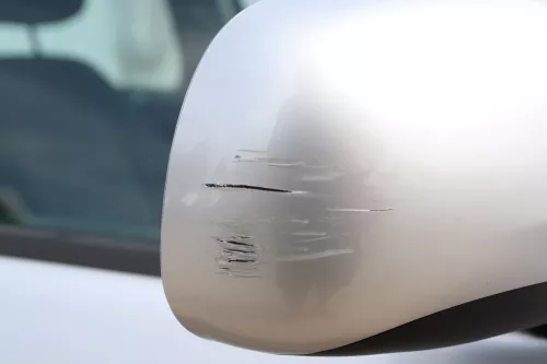 Skoda Fabia 6Y elektrisch Spiegel Außenspiegel rechts silber LF7T + Glas (159098)