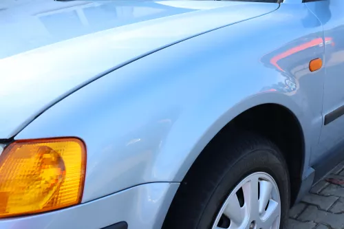 VW Passat 3B Kotflügel vorne links blau LL5Y (159122)