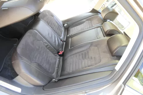 VW Passat 3C B7 Kombi Sitz Rückbank Rücksitzbank Sitze Leder Lehne braun Heizung