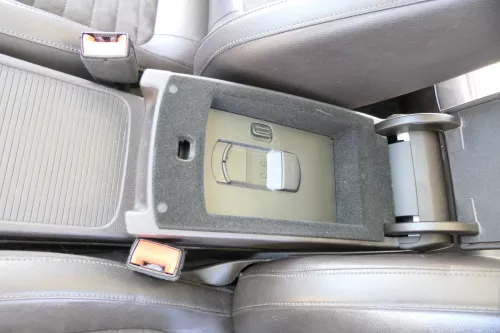 Passat 3C B7 Mittelarmlehne Armlehne Fach original BRAUN Leder 3C0864211B d (159218)