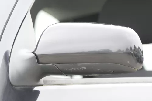 Skoda Fabia 6Y elektrisch Spiegel Außenspiegel links mit Glas schwarz LF9R - RIß (159275)