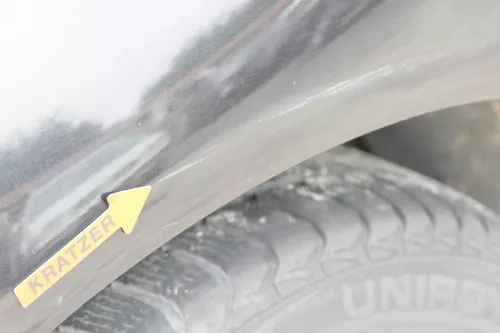 Skoda Fabia 6Y Kotflügel vorne links schwarz LF9R auch Kombi - Rost (159278)