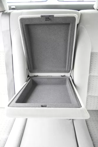 Golf 4 Limousine Sitz Rückbank Rücksitzbank Sitzfläche Kopfstützen Velour grau (159308)