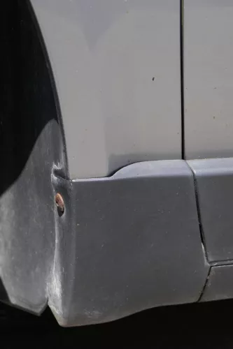 VW Passat 3BG Kotflügel vorne links grau LD7W (Blinkerloch) (159320)