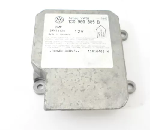 VW Passat 3BG Steuergerät Airbag Airbagsteuergerät 1C0909605B 00A 1C0909605N 04 (159327)