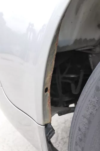 Audi A6 4B Facelift Kotflügel vorne links grau LY7Q aquablau (abca.Mitte 2002pa (159332)