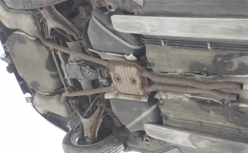 Audi A6 4B Quattro Auspuff Endschalldämpfer + Mittelschalldämpf hinten 2,5 TDI (159350)