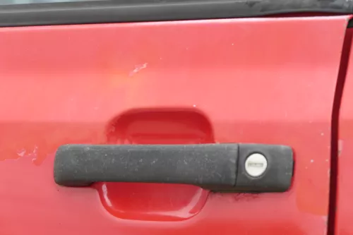 VW Golf 3 4 1E Cabrio Tür vorne links Fahrertür rot - ohne Anbauteile (159361)