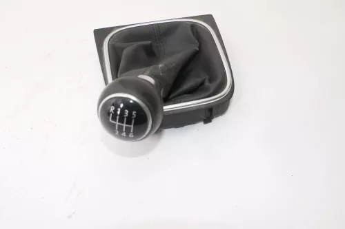 Golf 5 Schaltknauf Schaltsack Schaltung Schaltknüppel Leder 6-Gang 1K0711113CG (159416)