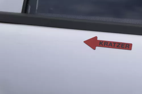 Fabia 6Y Combi Variant Kombi Tür hinten links grau silber LF7T ohne Anbauteile (159447)