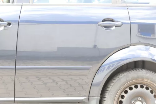 Audi A2 8Z Tür nur das Türblatt hinten links blau LZ5Q - ohne Anbauteile -kobalt (159495)