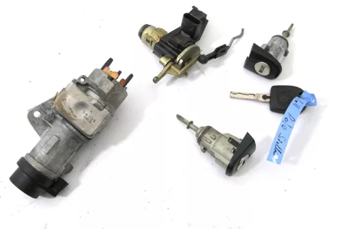 VW Polo 9N 9N3 Schloßsystem 2x Tür Heckschloß 1x Schlüssel Schloß Zündschloß (159550)