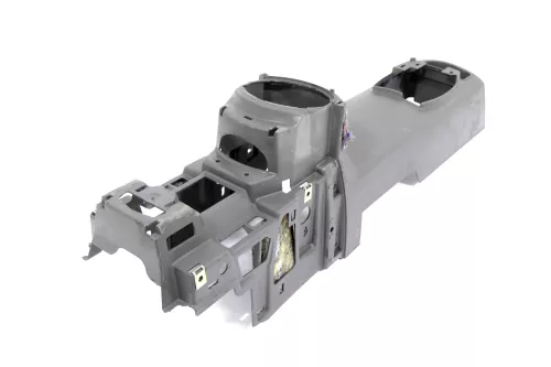 Audi A2 8Z Mitteltunnel hinten Verkleidung um Handbremse Konsole - swing grau (159562)