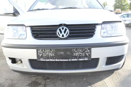 VW Polo 6N2 Stoßstange vorne Frontstoßstange Stoßfänger silber +Grill