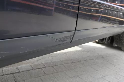 Audi A4 B6 8E Türblatt Tür hinten rechts blau LZ5L Kombi Avant + Rahmen (159621)