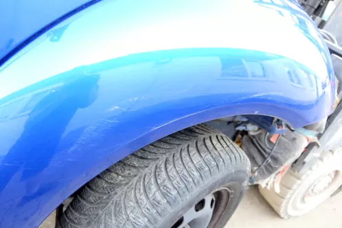 VW New Beetle 9C Kotflügel vorne rechts blau LA5W 1C0821104H (159679)