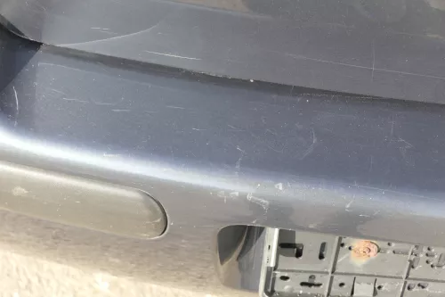 VW Golf 4 Limousine Stoßstange hinten Heckstoßstange Stoßfänger blau grau LC7V h (159719)