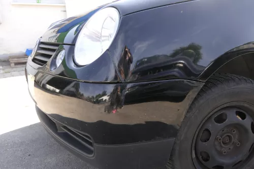 VW Lupo 6X Stoßstange vorne Frontstoßstange Stoßfänger schwarz L041 (159828)