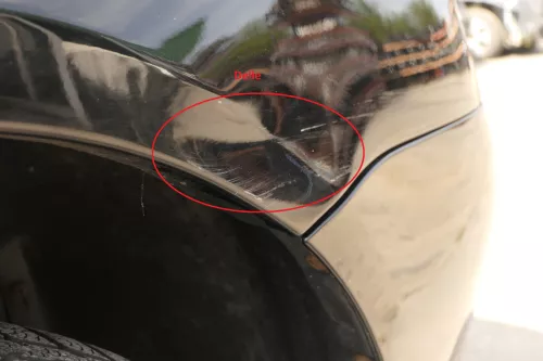 VW Lupo Kotflügel vorne rechts schwarz L041 uni 159831 (159831)