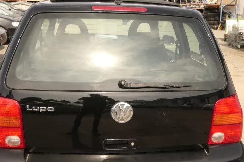 VW Lupo 6X Heckklappe Klappe Kofferraumklappe Scheibe schwarz L041 ohneAnbautei (159832)