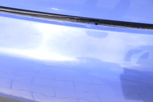 Audi A3 8L Stoßstange Heckstoßstange hinten blau LY5M (159858)