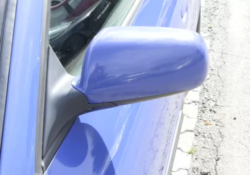 Audi A3 8L elektrischer Spiegel Außenspiegel links mit Glas blau LY5M kornblume (159860)