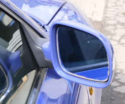 Audi A3 8L elektrischer Spiegel Außenspiegel rechts blau LX5M kornblume (159861)