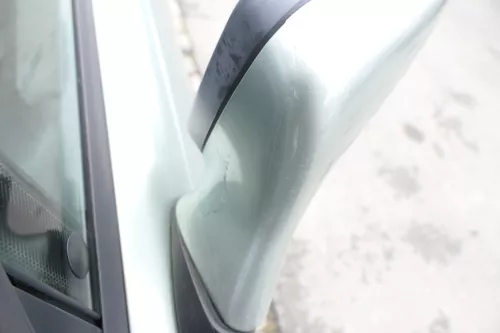 Audi 80 elektrischer elektrisch Spiegel Außenspiegel links mit Glas grün LY6N (159876)