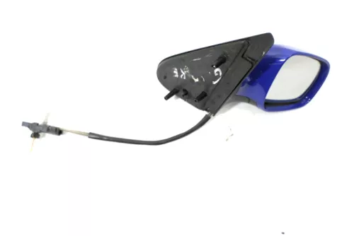 VW Golf 4 Bora manueller Spiegel vorne rechts Außenspiegel blau LW5Z 159918