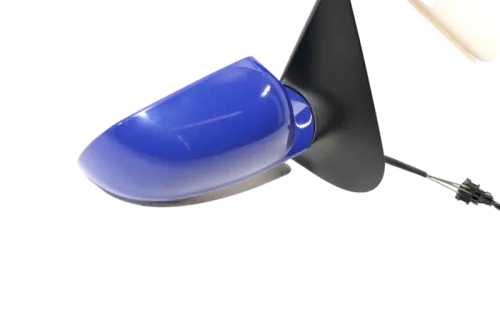 VW Golf 4 Bora manueller Spiegel vorne rechts Außenspiegel blau LW5Z 159918 (159918)