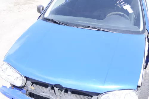 VW Golf 4 Motorhaube Haube Klappe vorne blau LW5Z jazzblue 123701 (159929)