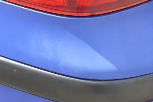 VW Golf 4 Limousine Stoßstange hinten Heckstoßstange Stoßfänger blau LW5Z 159934 (159934)