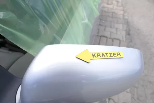 Audi A3 8L elektrischer Spiegel Außenspiegel links mit Glas silber grau LY7M (160011)