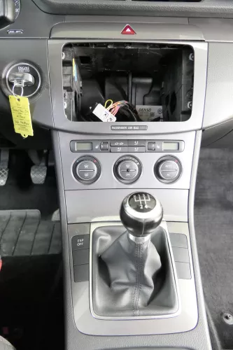 VW Passat 3C 5-Gang Schaltknauf Schaltsack Schaltung Schaltknüppel original Sch (160027)