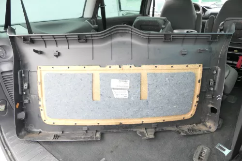 VW Sharan 7M Abdeckung Verkleidung Kofferraum hinten Heckklappe Deckel  ab2000 s (160082)