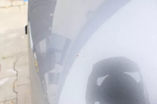 VW Touran 1T Caddy 2K Motorhaube Klappe Frontklappe grau LD7X platinumgrey 100 (160100)