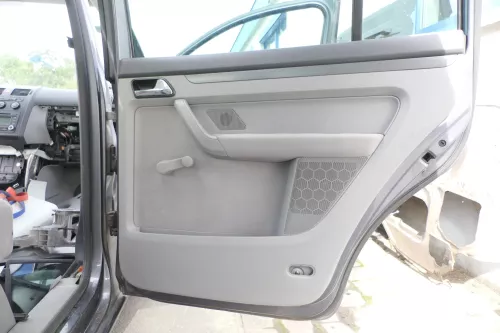 VW Touran 4x Türverkleidung Verkleidung Tür vorne +hinten links grau (160107)