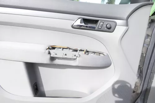 VW Touran 4x Türverkleidung Verkleidung Tür vorne +hinten links grau (160107)