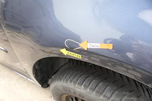 VW Golf 5 V 1K Kotflügel vorne rechts grau blau LC5F (160119)